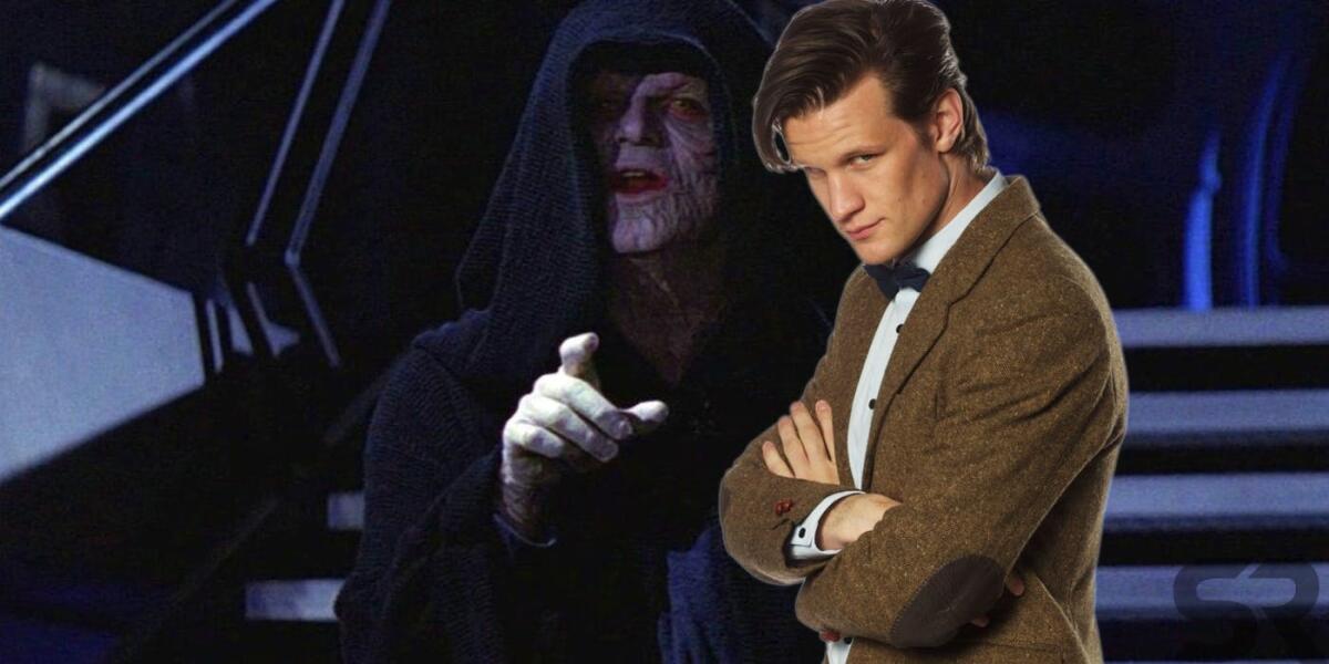 Episodio IX: Matt Smith interpreterà Palpatine? - Matt Smith e l'Imperatore Palpatine.
Da: screen rant