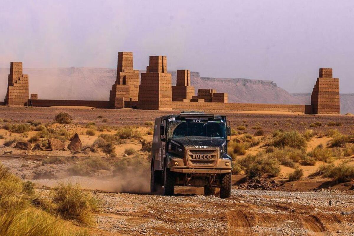 Dakar 2019 - Villagra, Van Genugten e Van den Heuvel con De Rooy-Iveco - 