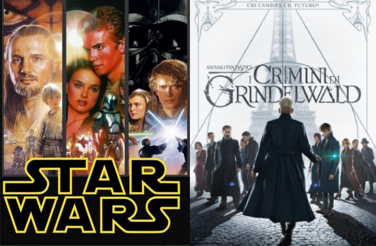 Animali Fantastici, Star Wars e la "questione" incongruenze - Poster di Star Wars e Animali Fantastici: I crimini di Grindelwald