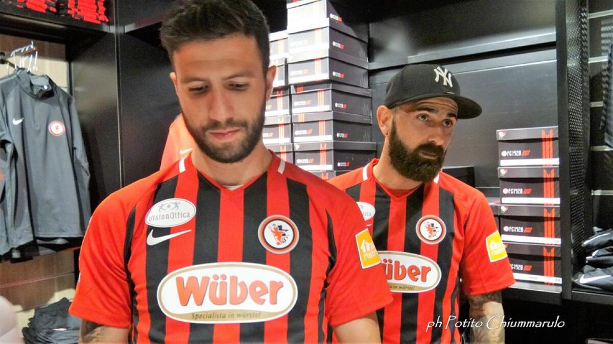 Mazzeo e Iemmello: “Lì davanti ci sposiamo bene” - Pietro Iemmello e Fabio Mazzeo, la coppia d'attacco del Foggia Calcio, crediti: Potito Chiummarulo