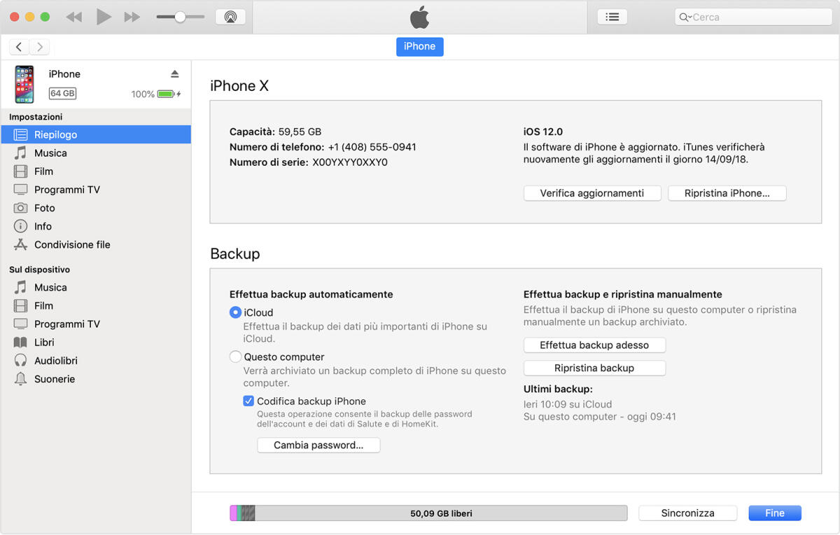 Come recuperare la password del backup di iPhone - 