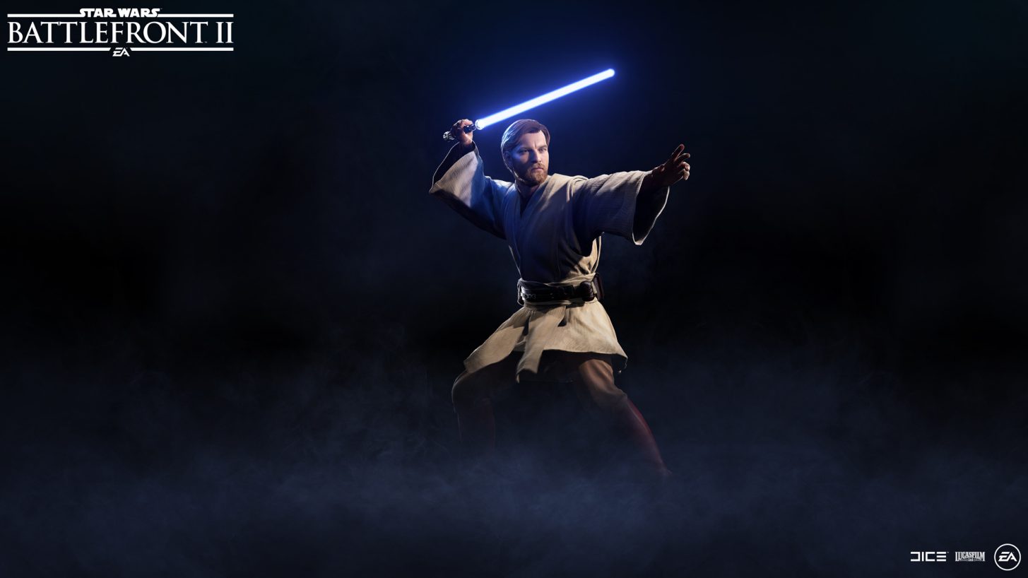 Obi-Wan Kenobi in Star Wars: Battlefront II.Da: EA