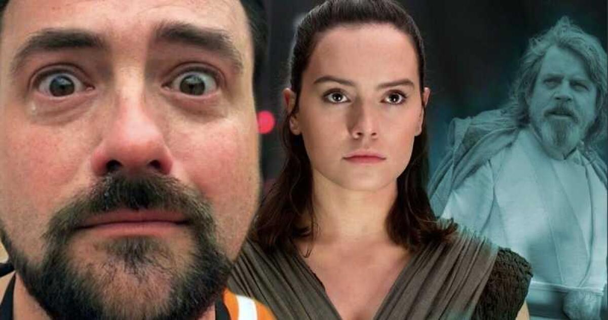 Episodio IX: una performance sul set commuove Kevin Smith - Kevin Smith commosso da una performance sul set di Episodio IX. 
Da: movieweb