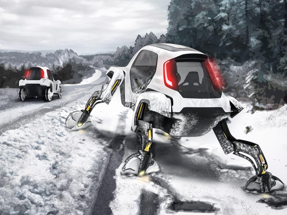 Hyundai Elevate, il nuovo veicolo in stile Star Wars - Concept del progetto Hyundai Elevate.
Da: Wired