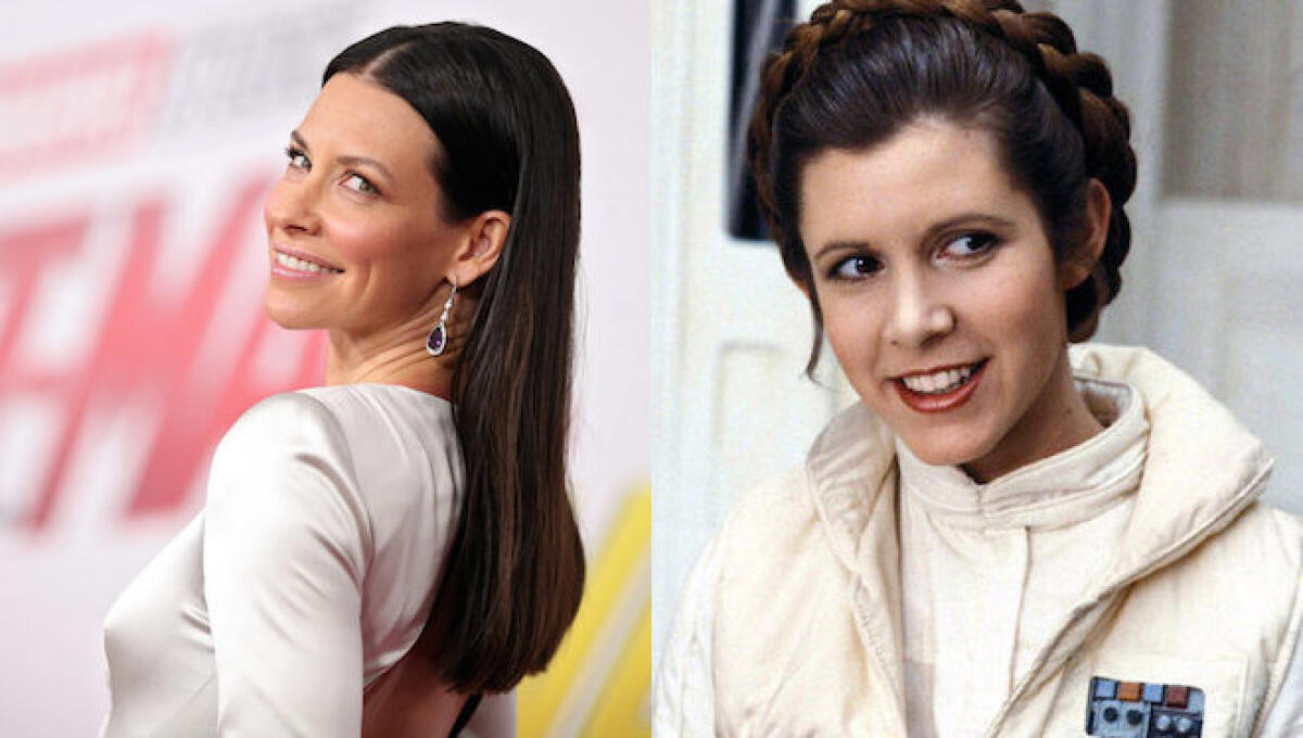 Evangeline Lilly voleva interpretare Leia in Episodio VII - L'attrice Evangeline Lilly e Carrie Fisher.
Da: cinemania