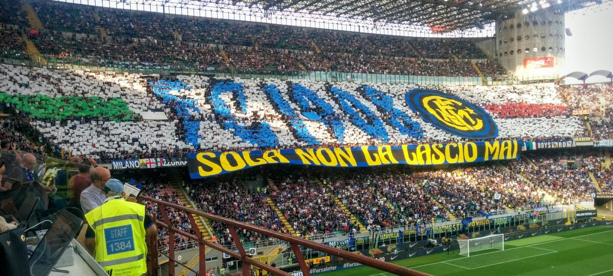 Ancora buu razzisti in Inter-Bologna nei confronti di Mbaye - Curva Nord Inter, crediti: Passioneinter.com