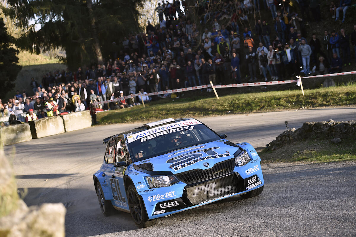 Rudy Michelini sul podio del "Tricolore Asfalto" al Ciocco - 