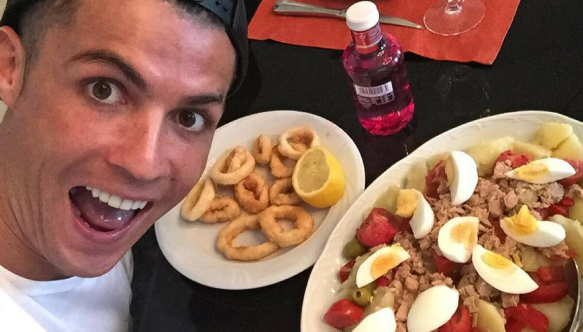 Ecco la dieta di Cristiano Ronaldo, massa grassa al 7% - La dieta di Cristiano Ronaldo, crediti: Instagram