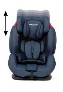 poggiatesta regolabile seggiolino auto foppapedretti dinamyk