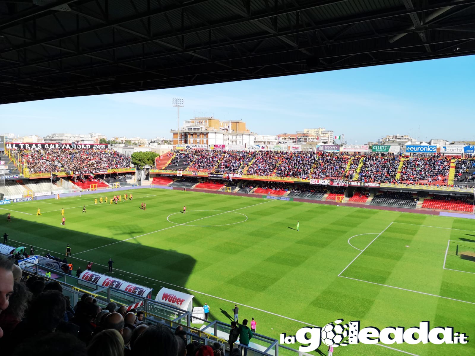 Foggia-Cittadella al Pino Zaccheria. Foto inviata da un nostro lettore