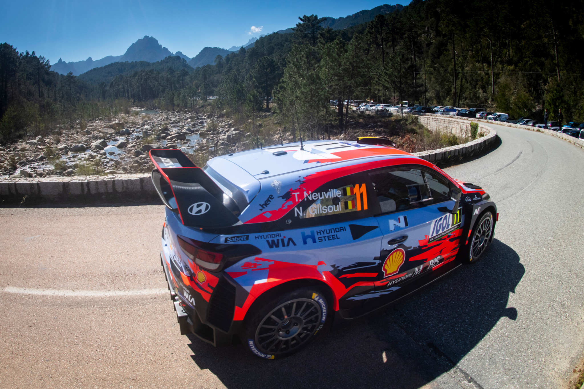 Thierry Neuville si mantiene in terza posizione (Jaanus Ree/Red Bull Content Pool)