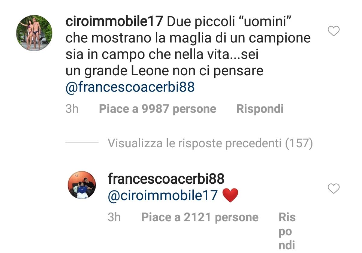 Milan-Lazio, Ciro Immobile: "Due piccoli uomini" - 