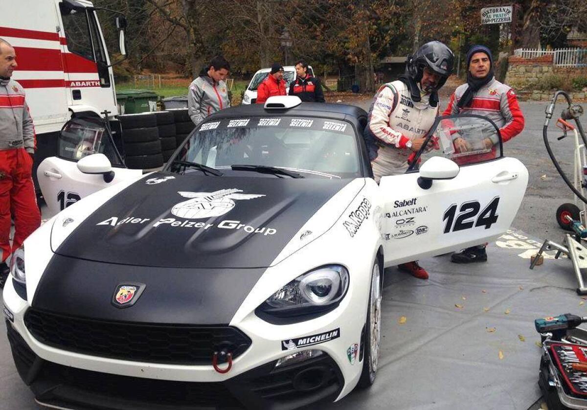 Alex Fiorio al Salento su Abarth 124 - 