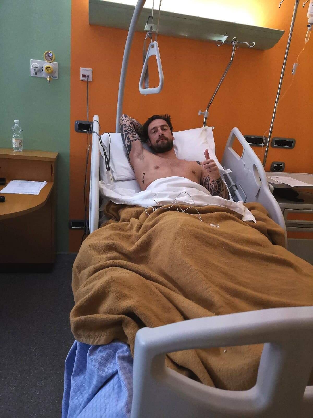 Marchisio dall'ospedale: "Fa parte del gioco. Mi rialzerò" - 