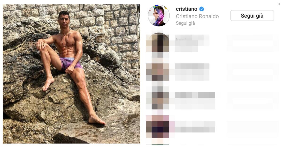 Instagram, Cristiano Ronaldo si mette "mi piace" da solo - 