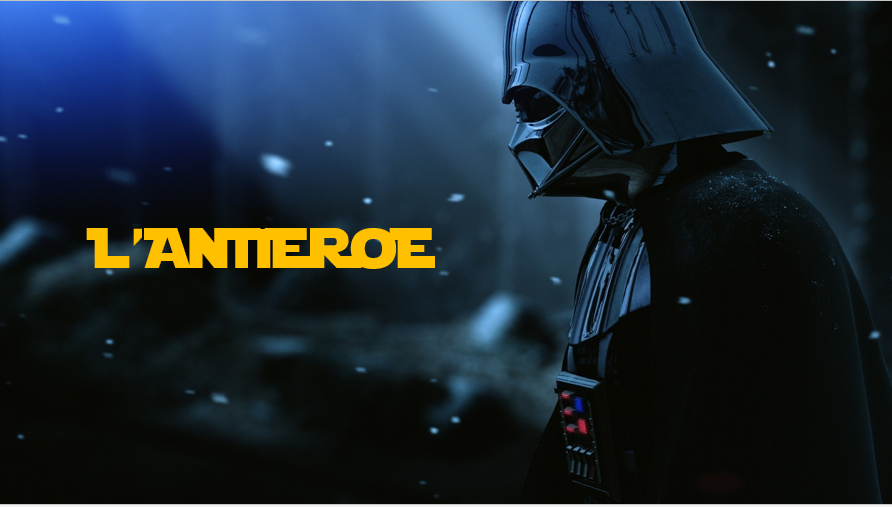 L'Antieroe Lucasiano per eccellenza: Darth Vader, personaggio duplice e che letteralmente indossa una "maschera"