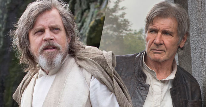 Luke Skywalker e Han Solo.Da: joblo