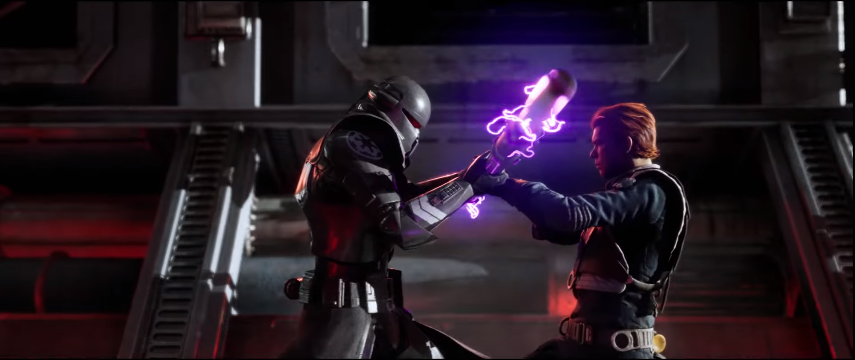 Un frame tratto dal combattimento con uno dei nemici del gioco.