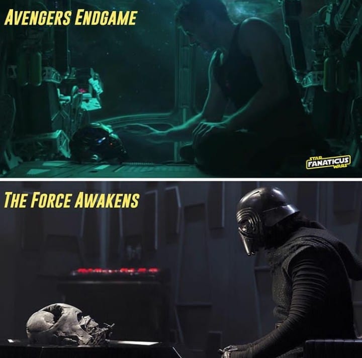Probabile citazione a Star Wars nel trailer di Avengers: Endgame.Crediti in foto