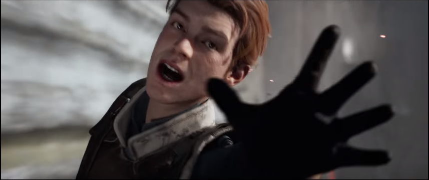 Nel frame, Cal usa il potere della forza.