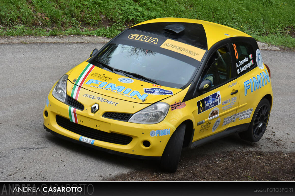 Casarotto, al Grifo, ritorna sulla Clio R3 - 