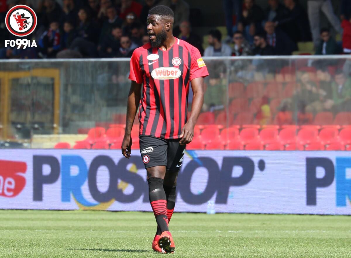Calciomercato Foggia, su Billong c'è l'interesse del Sassuolo - Billong, crediti: foggiacalcio1920