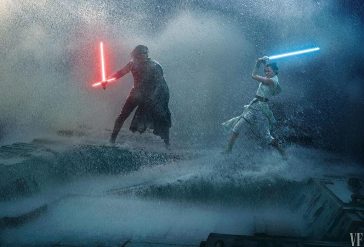 Rey e Kylo Ren, in che modo avverrà la resa dei conti? - Rey e Kylo Ren si affrontano.
Da: vf