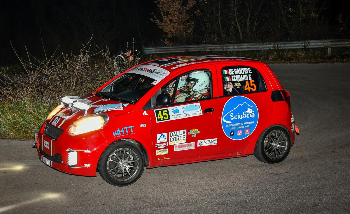 De Santis al via del 7° Rally Terra di Argil - 