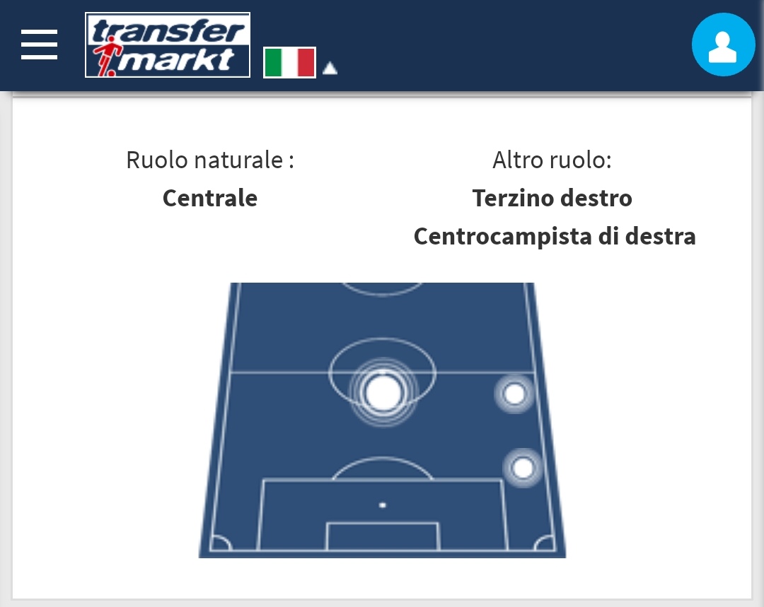 I ruoli di Alberto Gerbo, crediti: transfermarkt.it