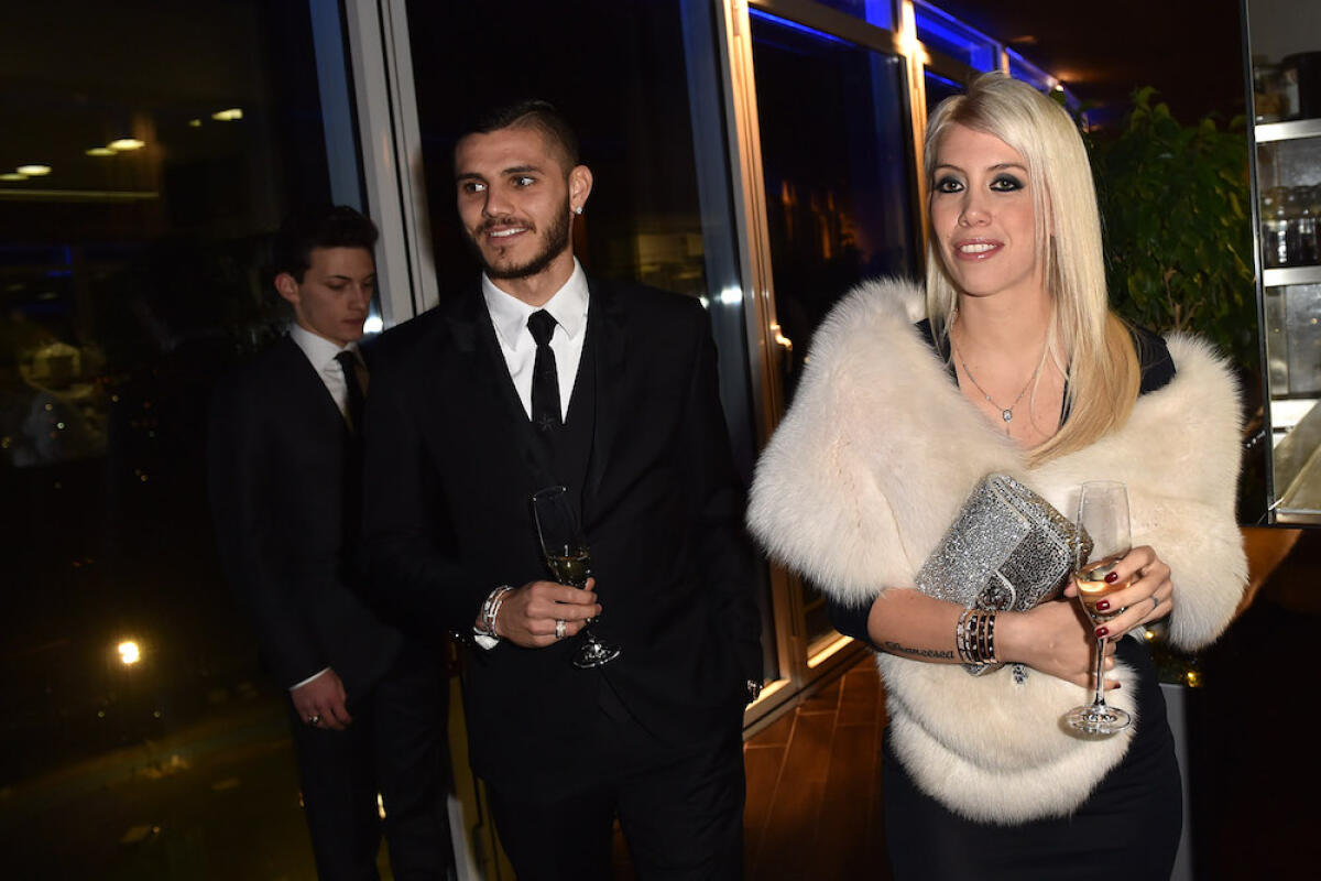 Inter, Conte-Icardi: è gelo totale! - Wanda Nara e Icardi, crediti: Valerio Pennicino - Inter/Inter via Getty Images)