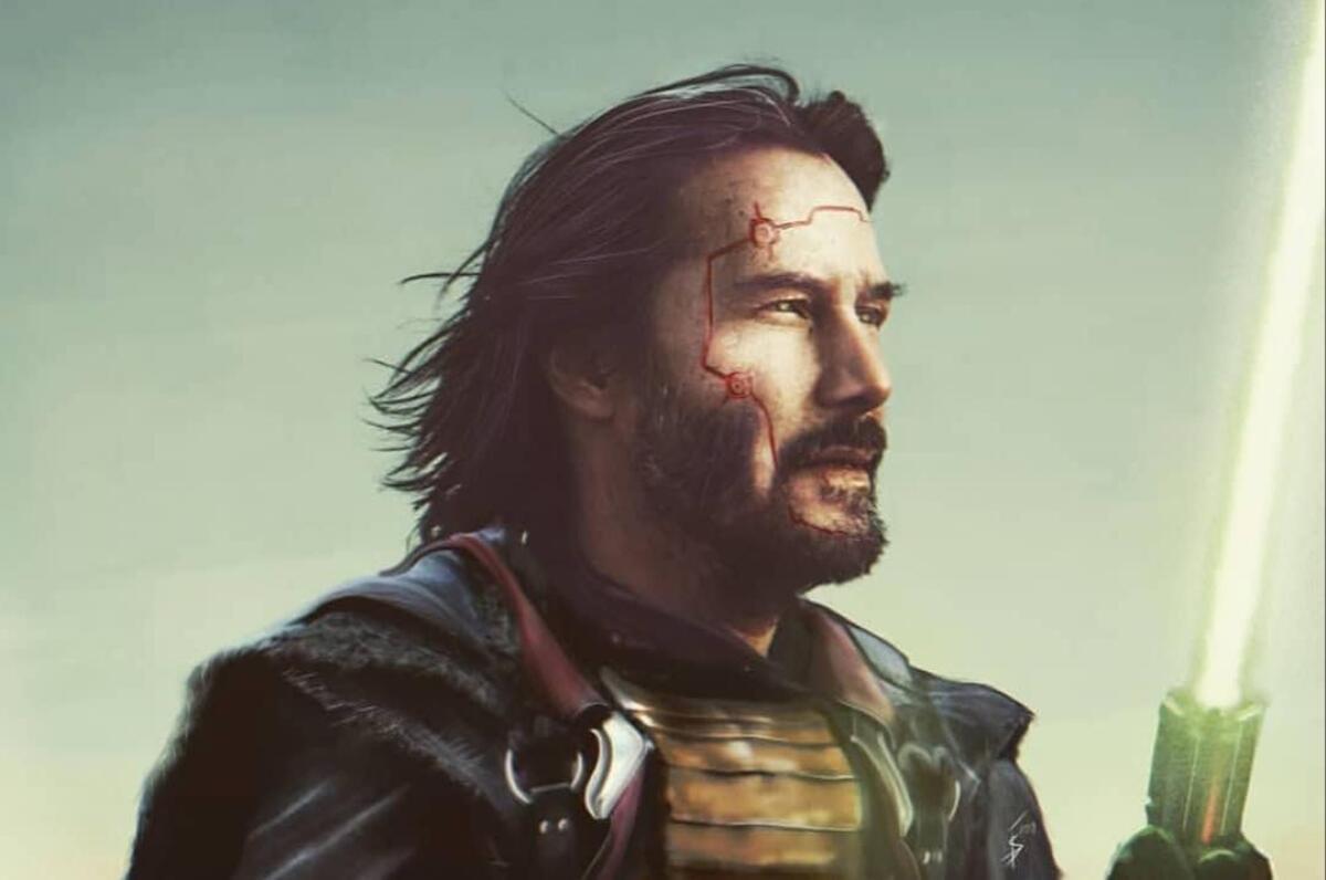 5 motivi per cui Keanu Reeves dovrebbe entrare in Star Wars - Fan art di Keanu Reeves che impersona Revan.
Di: isatonic