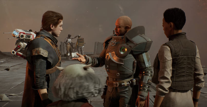 Cal si riunisce insieme con i suoi compagni e con Saw Gerrera.