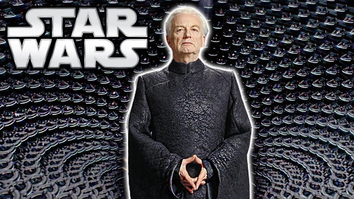 Come Palpatine ha rovesciato la Repubblica - Palpatine, ovvero Darth Sidious, con alle spalle il Senato. 
Fonte: Youtube