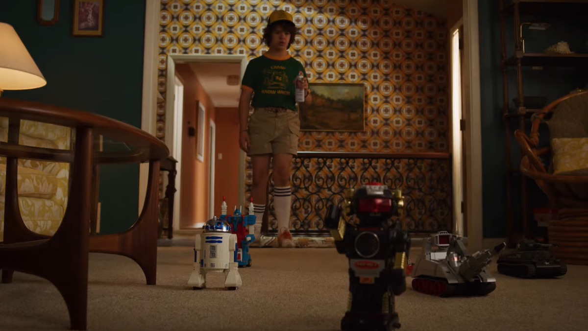 Il giocattolo di R2-D2 a casa di Dustin