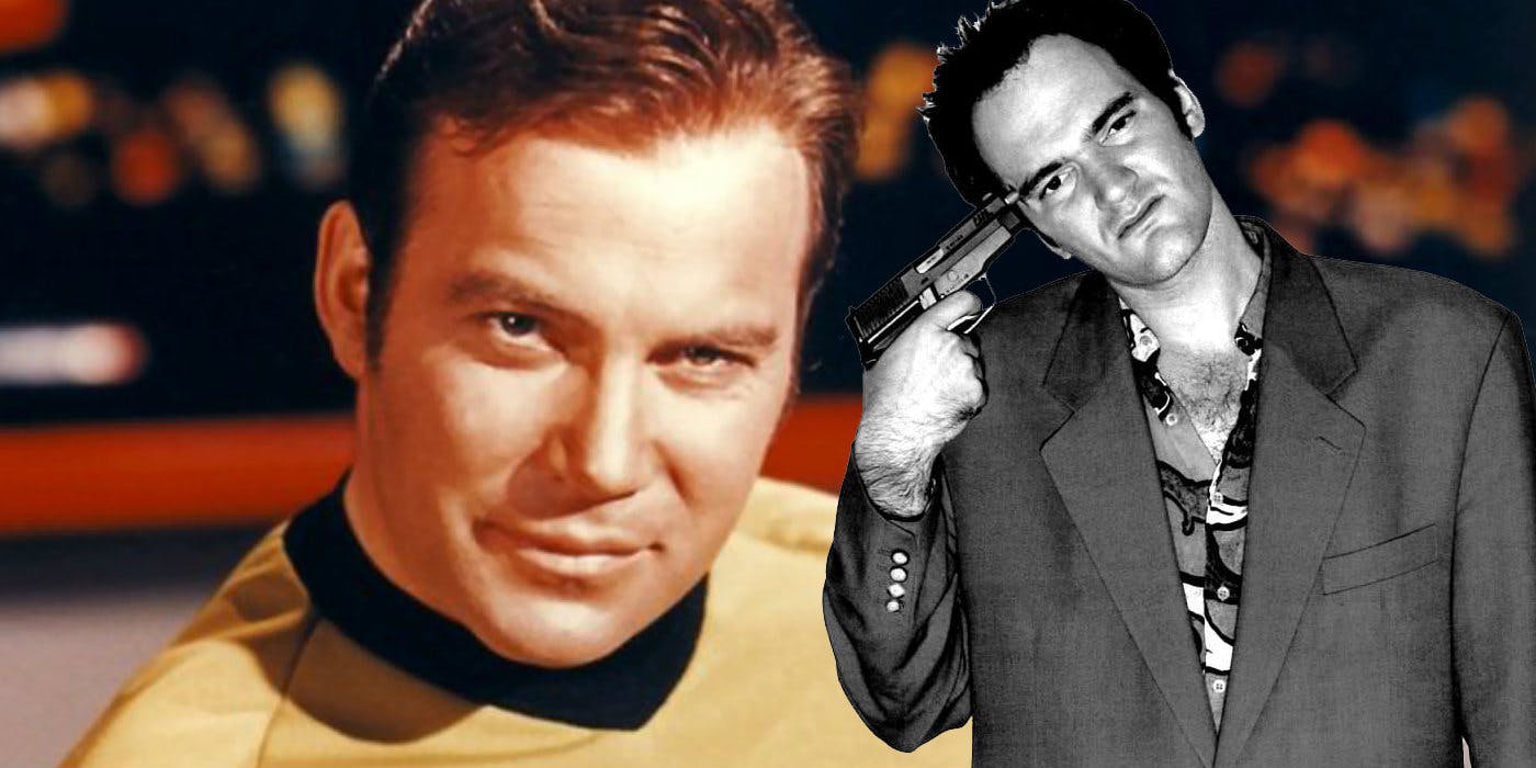 Quentin Tarantino, regista del prossimo Star Trek e William Shatner, il leggendario capitano Kirk.Fonte: Screen Rant