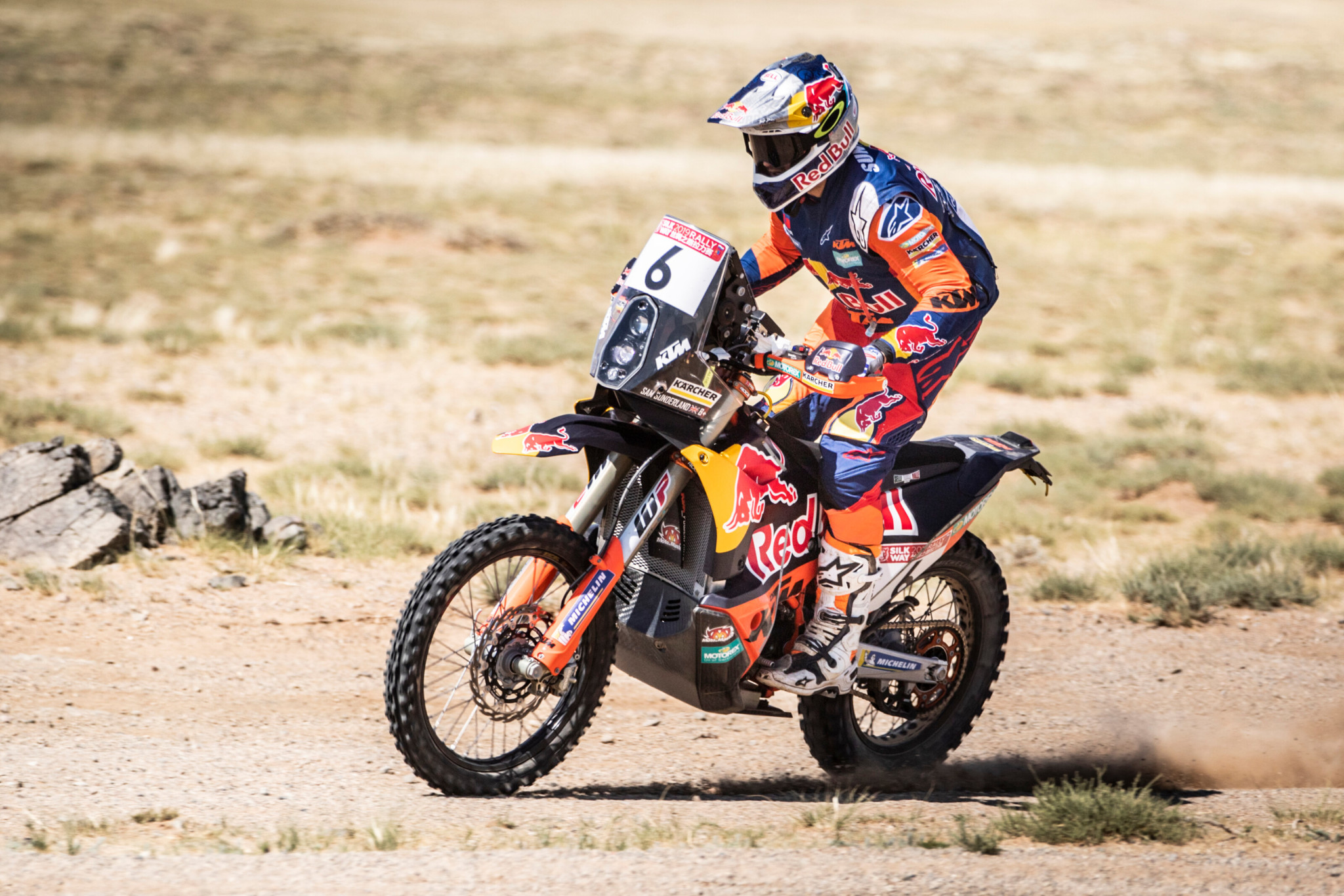 Sam Sunderland, attuale leader tra le moto (Foto: Kin Marcin/Red Bull Content Pool)