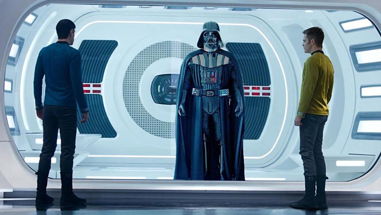 Darth Vader, Spock e il capitano Kirk in un fotomontaggio.Fonte: Cinematographe