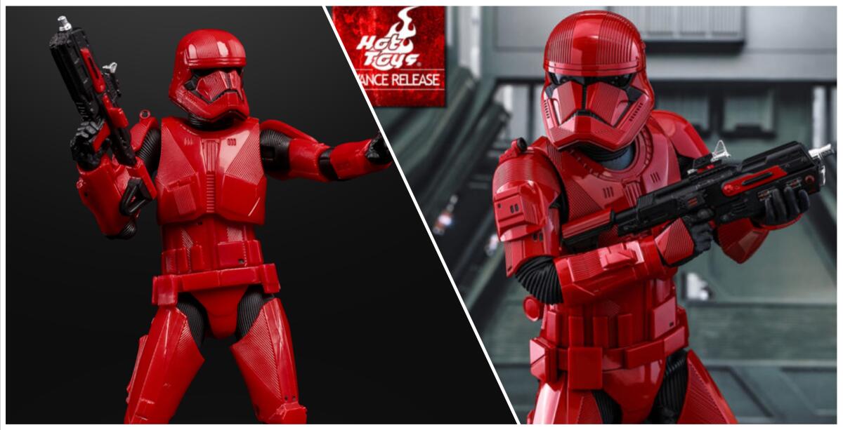 Episodio IX: ci saranno una "flotta Sith" e una nuova super arma? - Le immagini ufficiali dei Sith Trooper rilasciate dalla pagina  di Star Wars.
Fonte: The Toyark