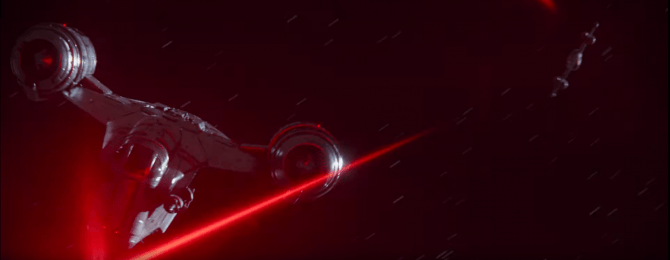 La Razorcrest, l'astronave di The Mandalorian.Fonte: DenOfGeek