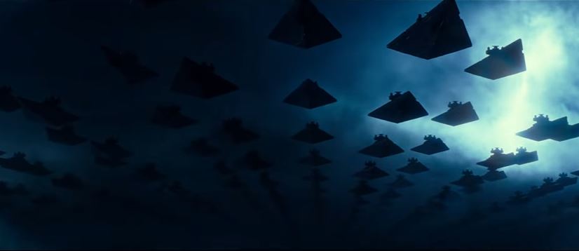 L'enorme flotta di Star Destroyer imperiali