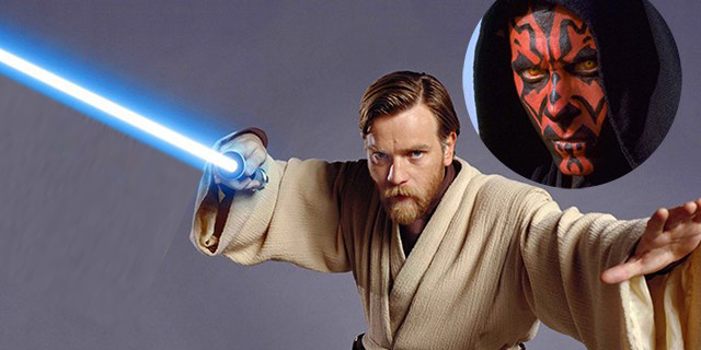 Obi-Wan Kenobi e Maul.Da: cinemania