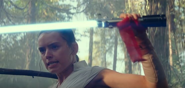 L'allenamento di Rey nel trailer di Episodio IX