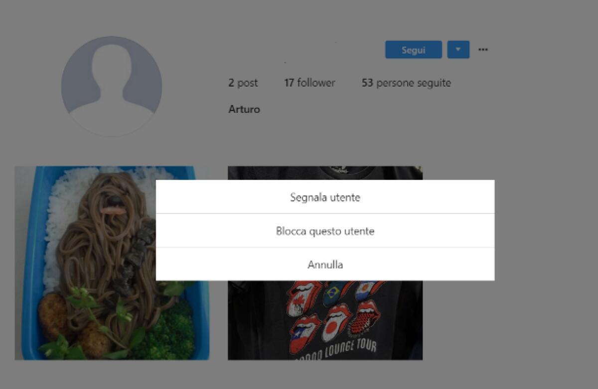 Come bloccare utente su Instagram - 