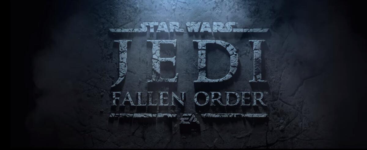 Jedi: Fallen Order, rivelato un nuovo trailer! - Il logo di Star Wars Jedi: Fallen Order mostrato nel teaser trailer.