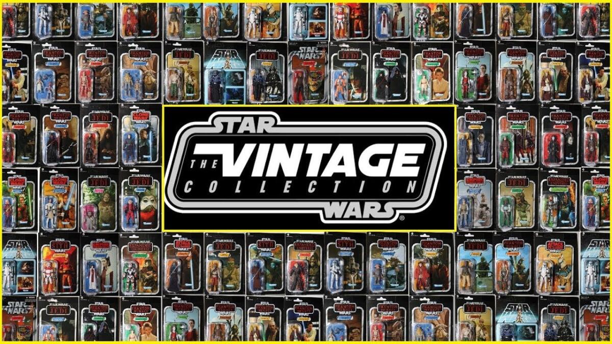 Episodio IX: rivelata la nuova Action Figure Vintage Collection (con una sorpresa!) - Logo della Star Wars: The Vintage Collection con varie action figure