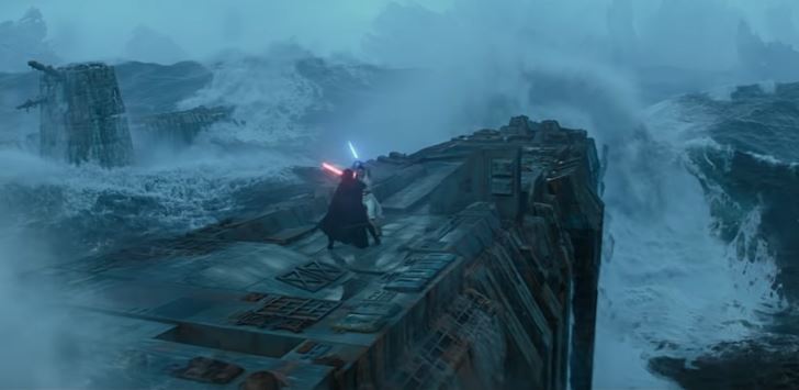 Il duello tra Rey e Kylo Ren nel trailer