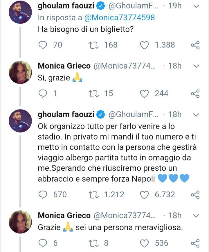 La conversazione tra Ghoulam e Monica - lagoleada.it