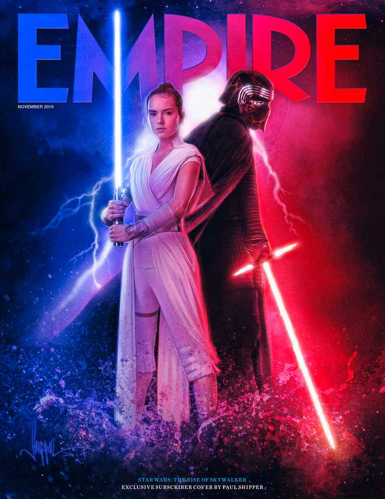 La copertina con Rey e Kylo Ren.Fonte: Empire