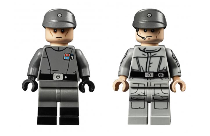 Le minifigure imperiali del set