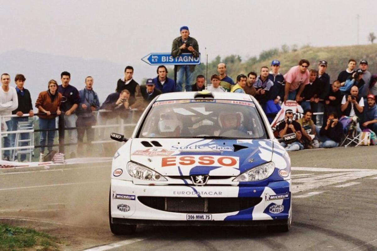 20 anni fa il primo podio della Peugeot 206 WRC - 
